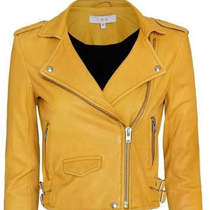 Classique élégant élégance haute qualité en cuir véritable veste intemporelle mode mat brillant durabilité accessoires de mode - Product Image 1