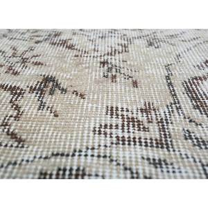 Vintage Beige <b>Brown</b> Hand Knotted <b>Wool</b> Rug for Home Use-for Living Hallway Entryway Teen's Bedroom Medallion Rectangle Puzzle - Product Image 3