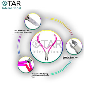 Coupe-cuticules professionnel, coupe-ongles pour cuticules, pinces à cuticules, lames ultra-affûtées, double ressort, manucure, pédicure, soin des ongles - Product Image 3