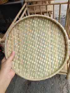 Plateau de vannage en bambou naturel fabriqué à la main du Vietnam - Product Image 2
