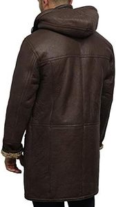 Top Design 100% veste en cuir de haute qualité pour hommes manches longues col montant couleur personnalisable prix raisonnable hiver - Product Image 3