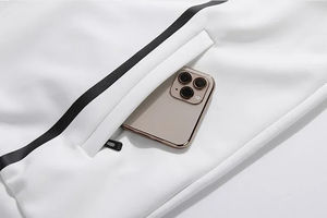 Conjunto de chándal Pantalones de chándal sueltos estampados y lavados de color liso con capucha - Product Image 5