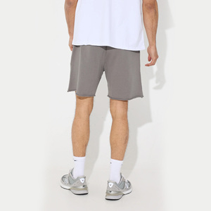 Pantalon de jogging en coton de style urbain pour hommes, short de gymnastique de couleur unie pour vêtements de sport et streetwear, pantalon de survêtement personnalisable - Product Image 6