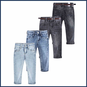 Pantalones para Niños 2025, Jeans para Niños Pequeños, Jeans Elásticos de Mezclilla, Ropa para Niños, Pantalones para Niños de 3 a 12 Años, Alta Calidad, Personalizados para Hombre - Product Image 2