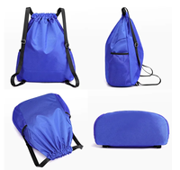 Vietnam Großhandel Benutzerdefinierte Logo-Bedruckte Sport-Zugbeutel Günstiger Preis 210D/420D Polyester-Material Umweltfreundliche Werbeartikel