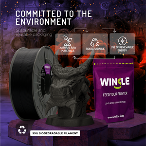 Filamento WINKLE PLA PRO 1.75mm 1kg para Impresora 3D FDM, Resistencia Térmica Superior 95C HDT, Fabricación Europea, Tolerancia de 0.05mm, Fácil de Usar - Product Image 5