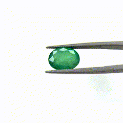 Esmeraldas naturales de Zambia calibradas en forma ovalada, piedras preciosas facetadas sueltas para la fabricación de joyas, listas para usar. - Product Image 2