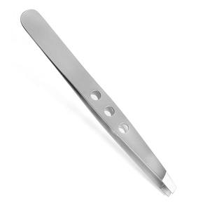 Pinces à épiler en acier inoxydable à pointes arrondies pour l'épilation des sourcils pour femmes ou hommes, pinces à épiler personnalisées avec logo, soins de beauté - Product Image 6