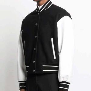 Venta al por mayor Varsity Jacket Custom Logo Baseball Bomber Letterman Jacket con parches para equipos y clubes - Product Image 4