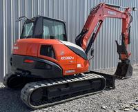 KOSTENLOSER VERSAND KUBOTA KX080-4 MINIBAGGER 66PS MIT KABINE EPA CE-Zertifiziert Zusatzhydraulik Kernmotor Pumpe Getriebe SPS