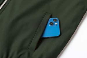 Vente en gros 2026 Veste bomber de haute qualité sur mesure Design personnalisé Respirante Crochetée Grande taille Veste d'hiver pour hommes et femmes - Product Image 3