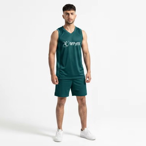 Maillot de basket-ball marron premium pour les équipes de compétition, les clubs d'entraînement, vêtements en maille respirante - Product Image 1
