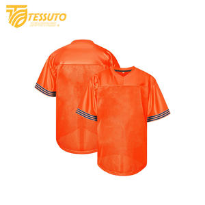 Vêtements de sport imprimés partout Chemises de football classiques vintage Maillot de football personnalisé T-shirt de football à col en V pour hommes - Product Image 4