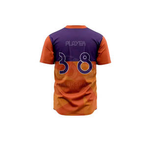 Uniforme de baseball pour jeunes de taille personnalisable Vêtements de sport confortables avec fonction respirante Styles de jeu à faible quantité minimale de commande - Product Image 4