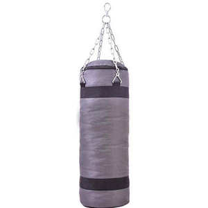 Saco de Boxeo Profesional de Cuero Genuino de Alta Resistencia, Saco de Boxeo Relleno de Cuero Genuino - Product Image 1