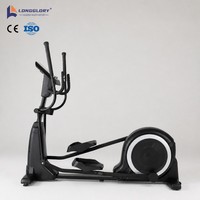 Elliptique de fitness commercial à résistance magnétique avec écran LED pour salle de sport à domicile