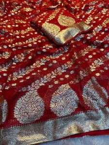 ผ้าไหมจอร์เจียต์ 100% ลายแจ็คการ์ด พร้อมเสื้อสีต่อเนื่อง - เป็นมิตรกับสิ่งแวดล้อม ระบายอากาศได้ดี แห้งเร็ว น้ำหนักเบา เสื้อผ้าสตรี - Product Image 2