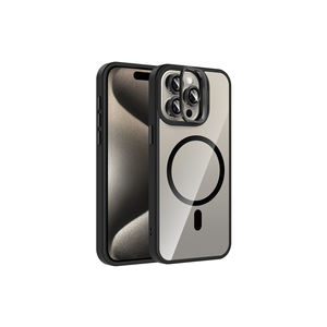 Coque arrière magnétique pour iPhone 15 Pro avec protection d'objectif et finition givrée - Série ATA Etro - Product Image 1