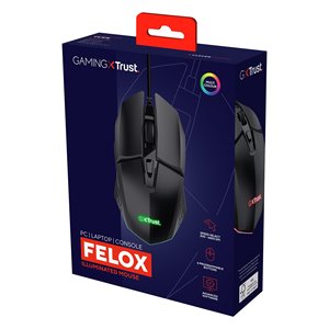 Souris de jeu GXT 109 Felox filaire noire 25036 - Product Image 2