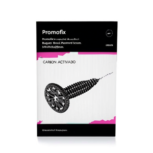 Tornillos para Pladur con Cabeza de Trompeta, Fosfatados, Negros, Promofix, 3.5X25mm - Product Image 2