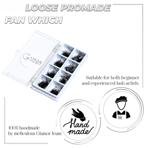 Embalaje personalizado suelto DIY 6D C ventiladores promocionados extensiones de pestañas de etiqueta privada adheridas al calor suministros de extensión de pestañas al por mayor OEM - Product Image 4