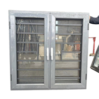 Ventana Abatible de Aluminio con Mosquitera Magnética y Vidrio Triple Aislante para Proyectos de Construcción de Apartamentos
