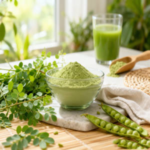 Capsules de Moringa en marque privée |   Extrait d'herbes de qualité alimentaire OEM avec curcumine |   Récolté en pleine nature et emballé en bouteille |   Approvisionnement en gros - Product Image 2