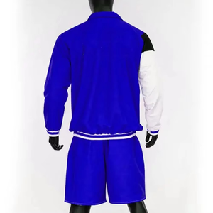 Unisex Winter Hooded Lightweight Windbreaker Set Zipper up Front Logo Multicolor Nylon Breathable Casual Sports Tracksuits Sets - Product Image 3