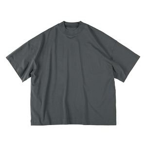 Haute qualité 100% coton porter chemise à manches courtes imprimé bouffant mode américaine Hip Hop hommes T-shirt coupe ample - Product Image 5