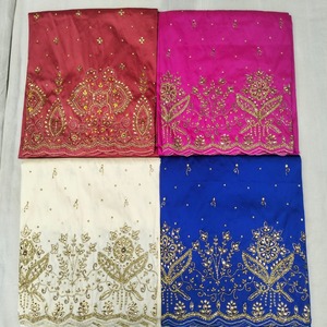 Sous-jupe somalienne de luxe Gorgura de la dernière collection, de qualité supérieure, avec broderies et incrustations de pierres complexes, en tissu taffetas. - Product Image 1