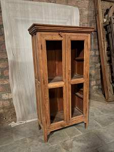 Modern Antique Luxury Classic <b>Vintage</b> Medium Size Elegant Blue Solid Wood Almirah Kitchen <b>Cabinets</b> - Product Image 2