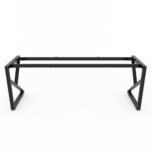 Pieds en fonte et acier au carbone de style industriel pour table à manger de 200x60cm, système KConcept HCKC025 - Product Image 2