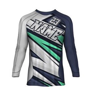 Venta al por mayor Hombres Running Sports Gym wear Compresión manga completa Camiseta Slim fitted Ejercicio Active Wear Camisetas - Product Image 1