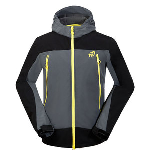 Veste Softshell pour hommes avec logo personnalisé de haute qualité avec col montant Saison d'hiver Dernier design Services OEM disponibles - Product Image 1