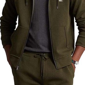 Nouveau sweat à capuche en coton 100% uni pour homme, couleur unie, automne, hiver, avec logo vintage sur le devant, service OEM - Product Image 5