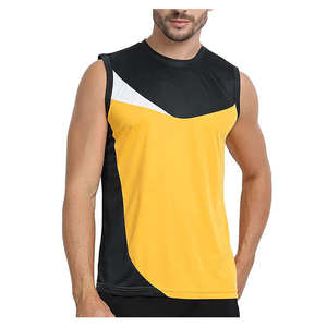 Camiseta deportiva para hombre diseñada con tela elástica suave que ofrece libertad de movimiento, comodidad y control del sudor para entrenamiento en el gimnasio. - Product Image 2