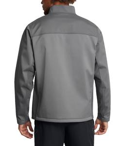 Chaqueta personalizada para hombre, 100% poliéster, carcasa blanda, cremallera completa, cortavientos impermeable para deportes, correr, chaqueta reversible para hombre - Product Image 6