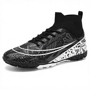 Scarpe da <span class=keywords><strong>Calcio</strong></span> FG Primaverili con Tomaia in PVC e Fodera in Rete, Modello Alto per Allenamento su Erba Sintetica, per Uomini, Donne e Adulti - Product Image 3