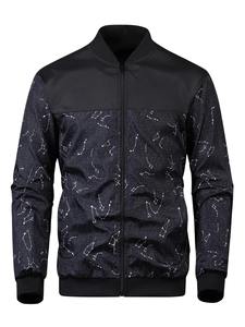 2025 hommes affaires décontracté mince manteau printemps automne nouveau col de Baseball veste courte ample couleur unie à la mode non tissé tissage - Product Image 4