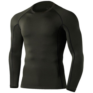 Camiseta de Compresión de Manga Larga para Hombre, Personalizada al por Mayor, Secado Rápido, para Entrenamiento, Gimnasio, Correr, Deportes, Capa Base, Camiseta Interior para Hombre - Product Image 4