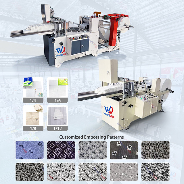 Paper Product Making Machinery Industrial Tissue Paper Fully Automated Napkins Paper Making Machine for Small Business
