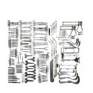 Juego de laparotomía ortopédica de acero inoxidable, kit de cirugía con tijera quirúrgica, instrumento quirúrgico básico, juego de laparotomía - Product Image 1