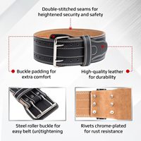 Ceinture de musculation professionnelle Zebra Sports, logo personnalisé, cuir de vachette, 5 mm d'épaisseur, unisexe, réglable, antidérapante, écologique, de haute qualité