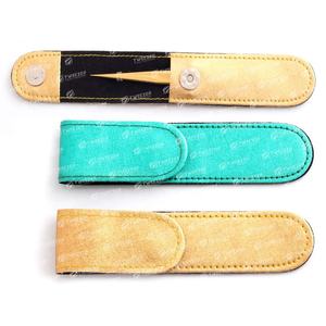 Pince à épiler d'extension de cils en acier de haute qualité 1 pièce pochette emballant des couleurs attrayantes pour une utilisation en beauté - Product Image 3