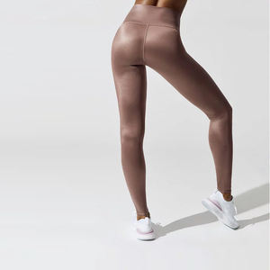 Mallas activas de gimnasio de algodón 100% de alta calidad para mujer, mallas sin costuras con bolsillos, ropa de Yoga, técnica de sublimación de estilo informal - Product Image 3