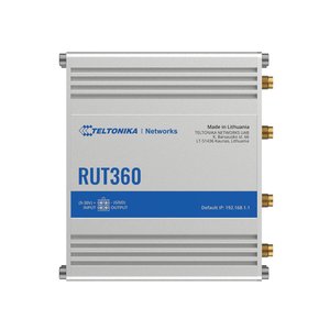 เราเตอร์อุตสาหกรรม LTE Teltonika RUT360, Cat.6, 1x LAN, 1x WAN 100Mb/s WiFi 2.4GHz, RUT360 000000 - Product Image 3