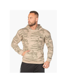 Sweat-shirts marrons Nouvelle collection automne 350gsm Style décontracté sport urbain Sweat-shirt oversize pour homme Personnalisé Motif uni Doublure tricotée - Product Image 1