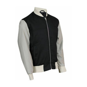 Blouson bombardier d'hiver personnalisable de haute qualité pour hommes veste élégante de bouton de broderie de basket-ball universitaire en coton pour hommes - Product Image 4