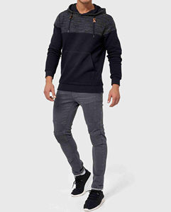 เสื้อมีฮู้ดสำหรับผู้ชายผ้าคอตตอนขนแกะสีพื้นสีแดงใส่สบายสีพื้นแบบสั่งทำได้สินค้าดีที่สุดในปากีสถาน - Product Image 1