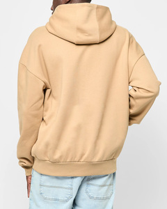 Sweat à capuche personnalisé 2026 pour homme, broderie de logo, impression, tissu beige en coton et polyester pour personnalisation de haute qualité, commandes en gros - Product Image 2